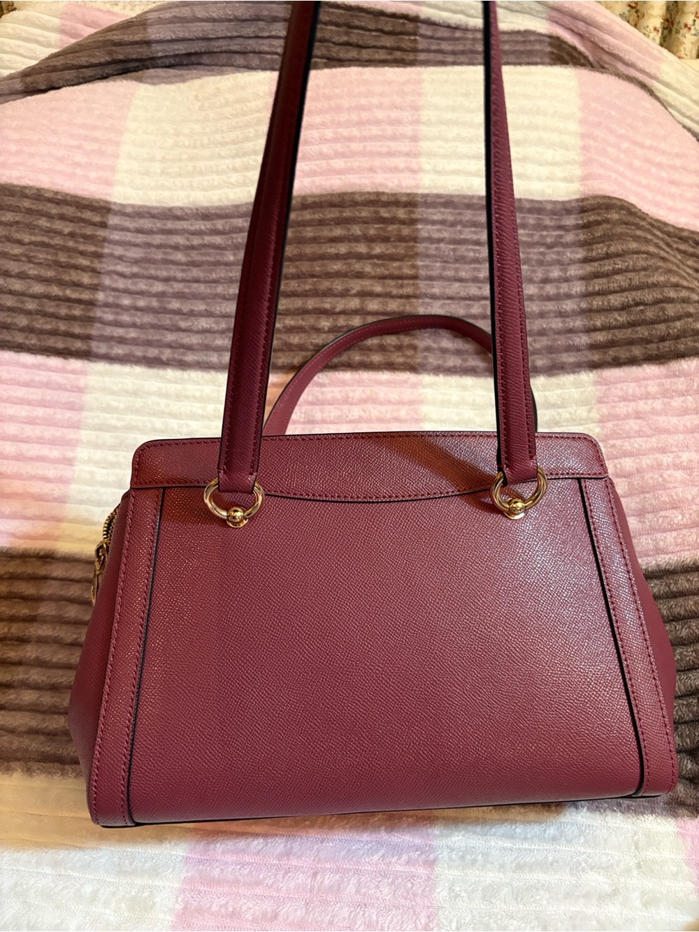 Coach Kailey Leather Carryall with Gold Hardware - Picture 8 of 15